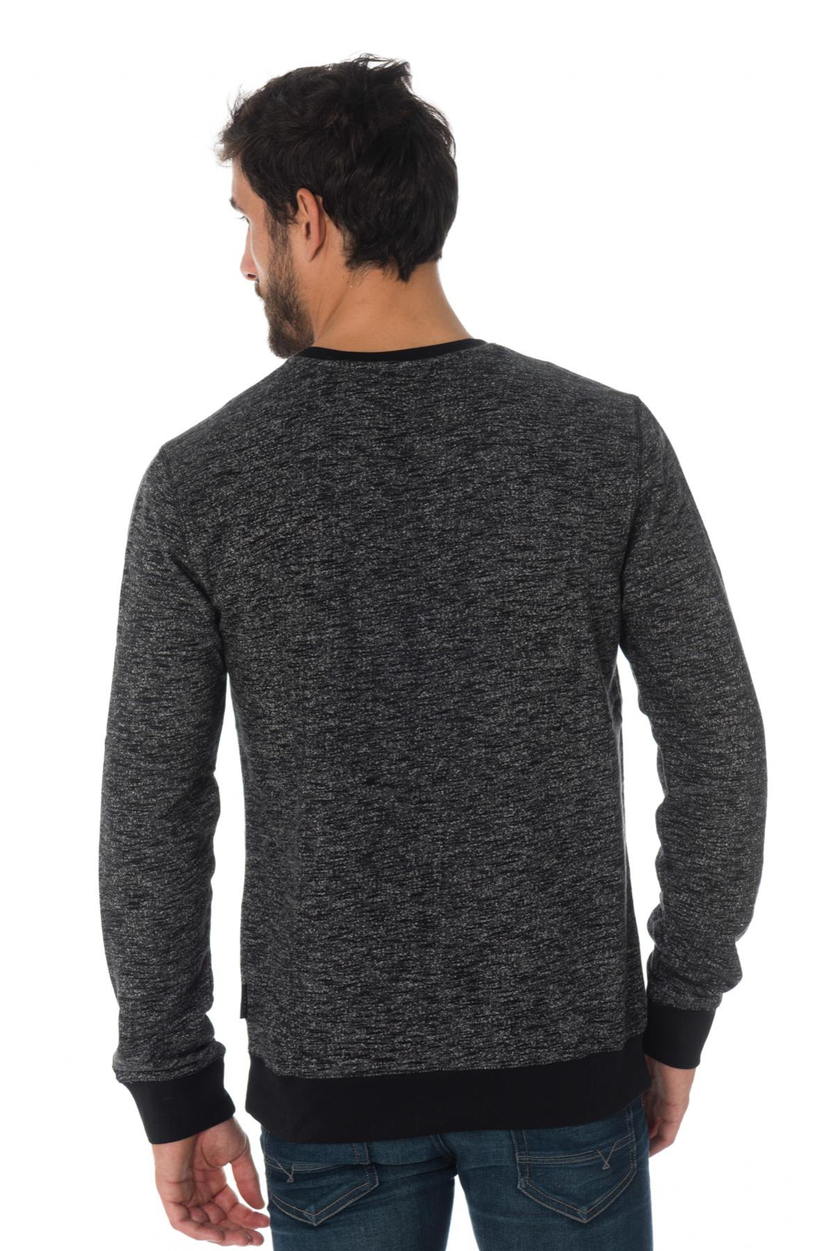 Kaporal black heather men's sweatshirt - Image n°3