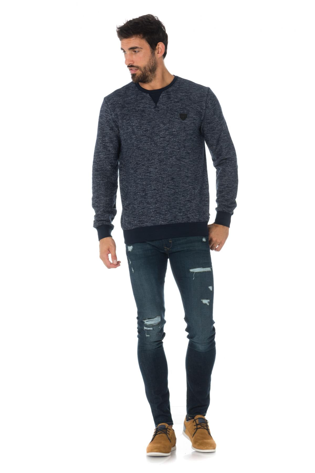 Kaporal men's heather blue sweatshirt - Image n°2