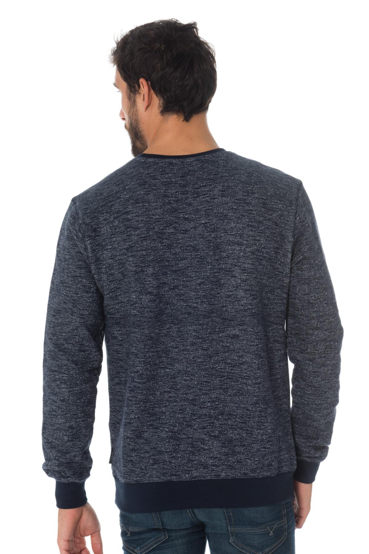 Kaporal men's heather blue sweatshirt - Image n°3