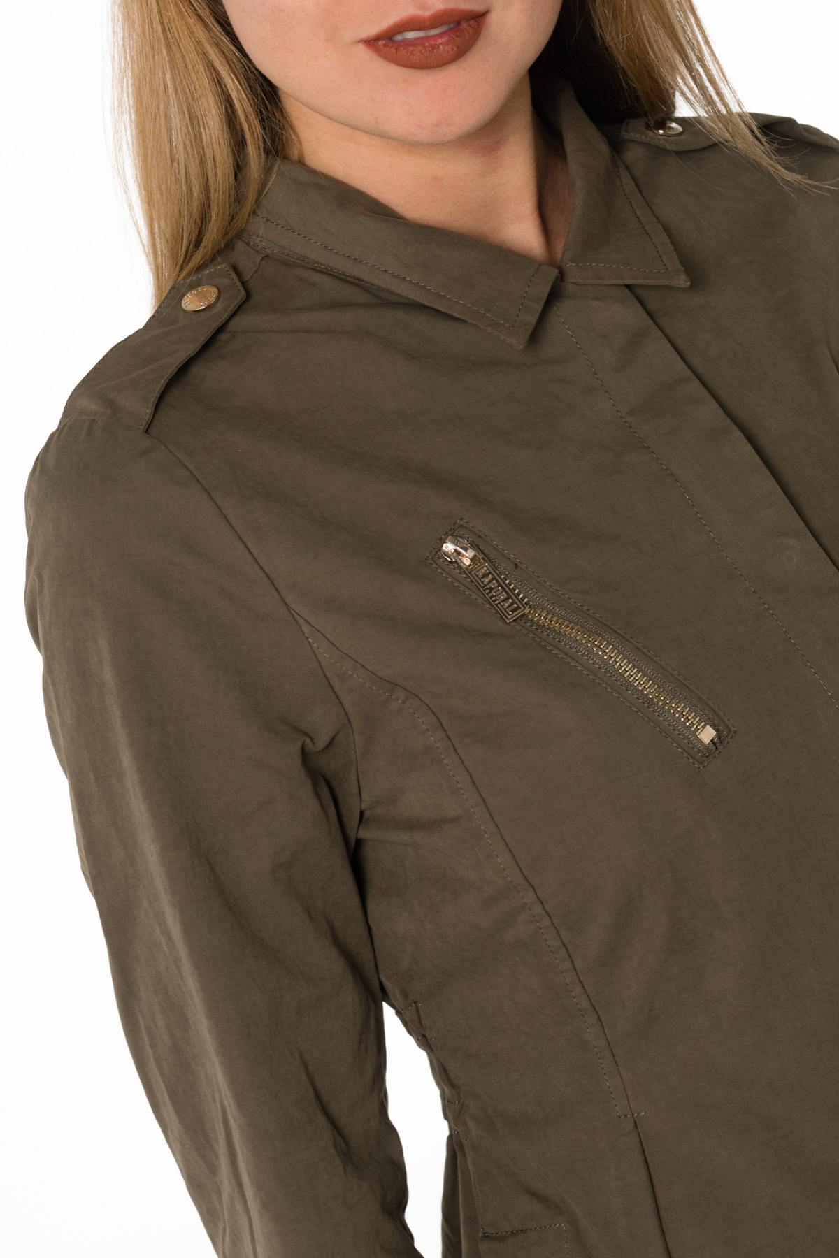 Women's thin military jacket - Image n°8