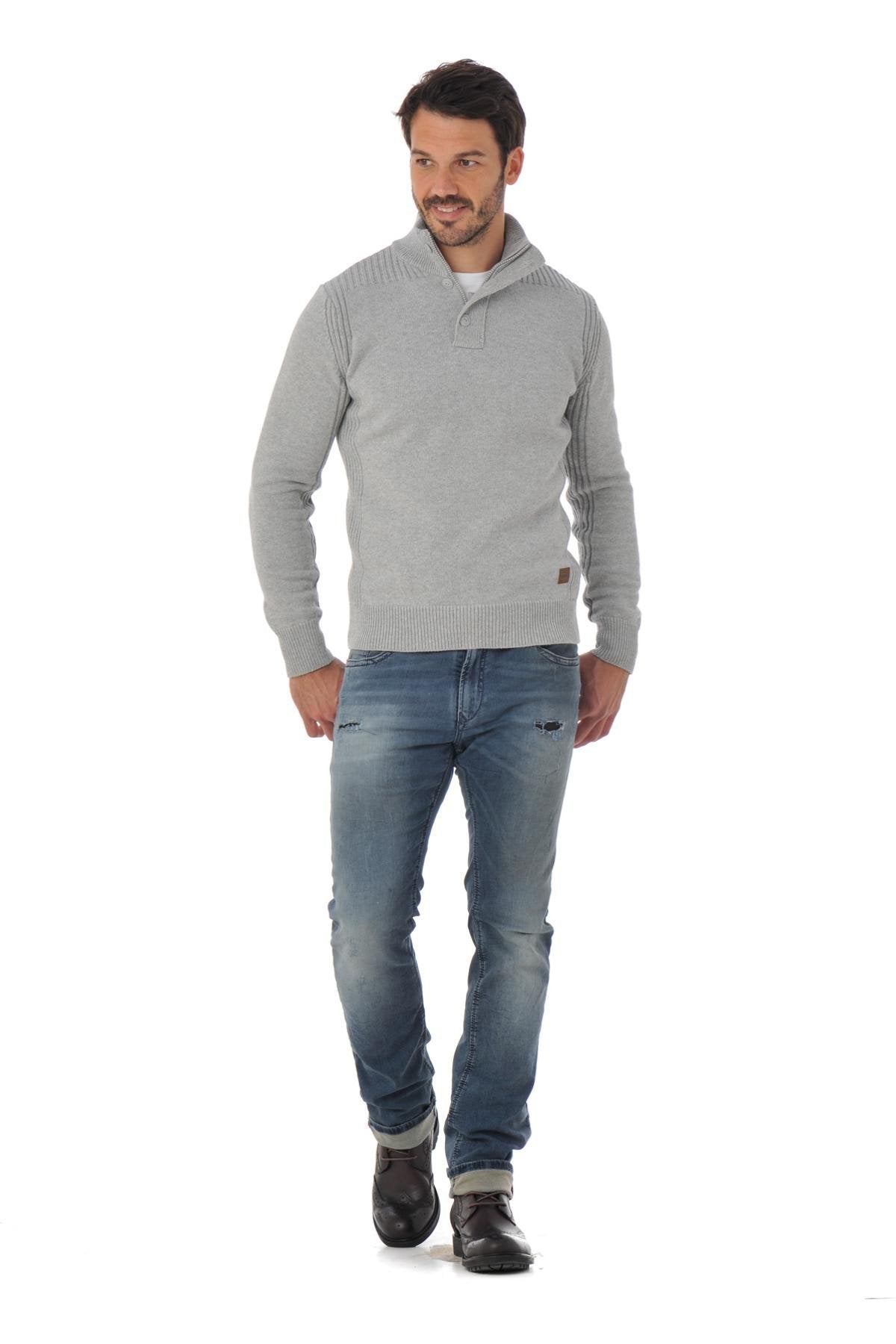 Schott men's cotton and acrylic sweater - Image n°2