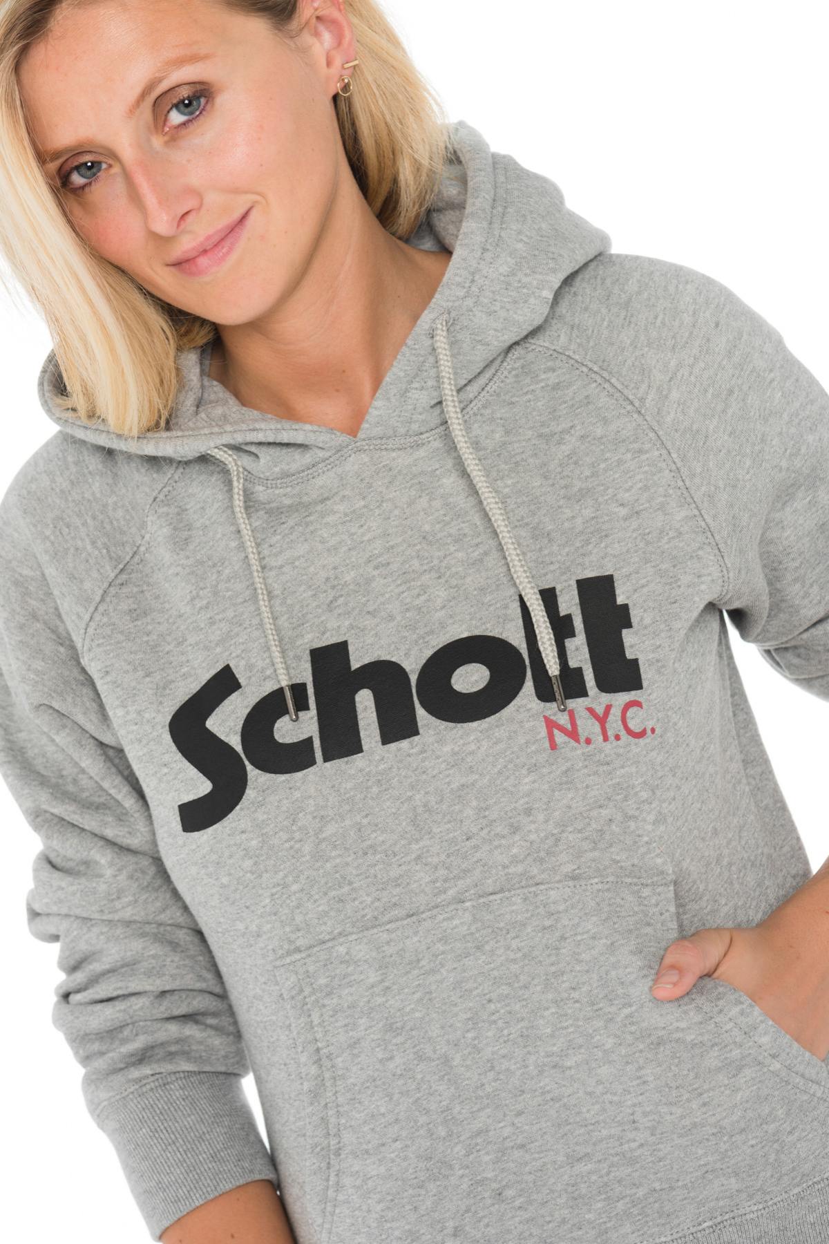 Schott women's hooded sweatshirt - Image n°6