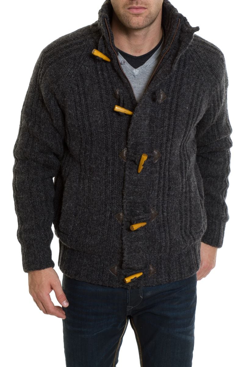 Schott Men's Warm Wool Sweater - Image n°1