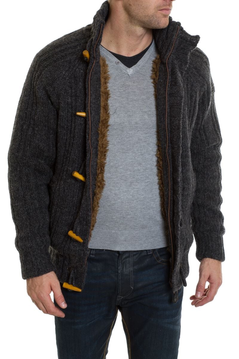 Schott Men's Warm Wool Sweater - Image n°2