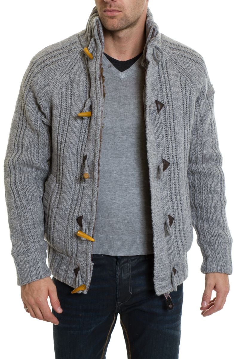 Warm Schott wool sweater Gray - Image n°2