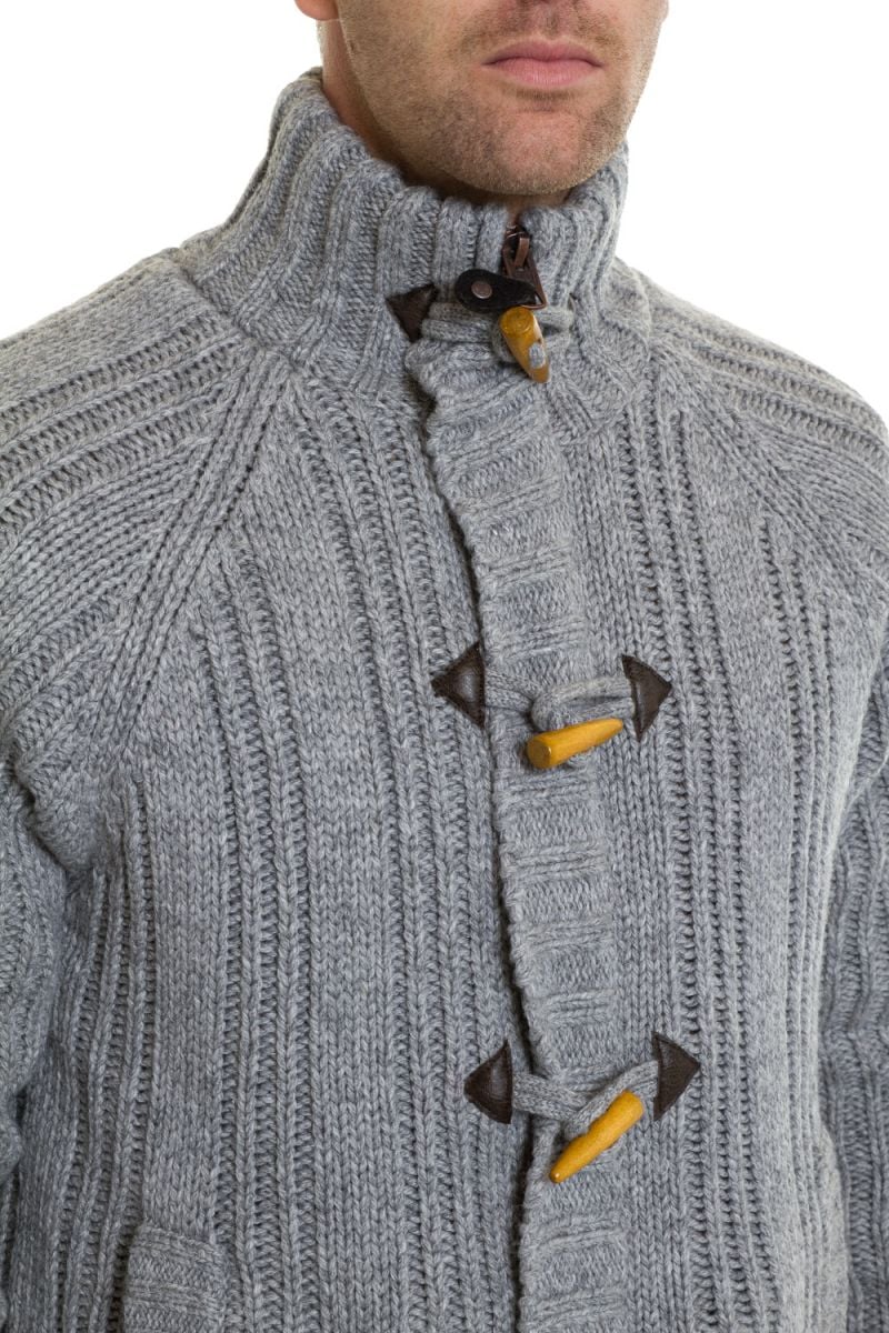 Warm Schott wool sweater Gray - Image n°3