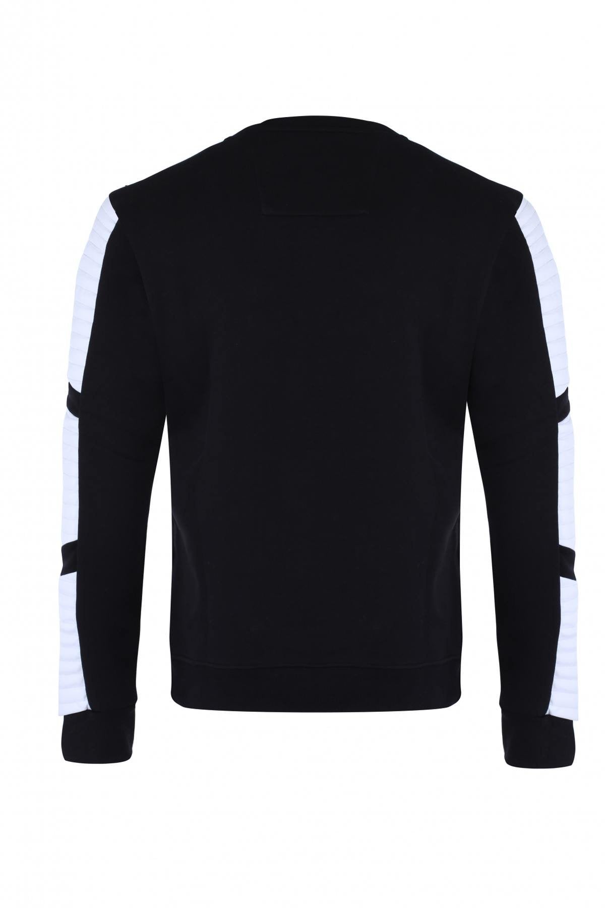 Horspist men's black and white sweatshirt - Image n°4