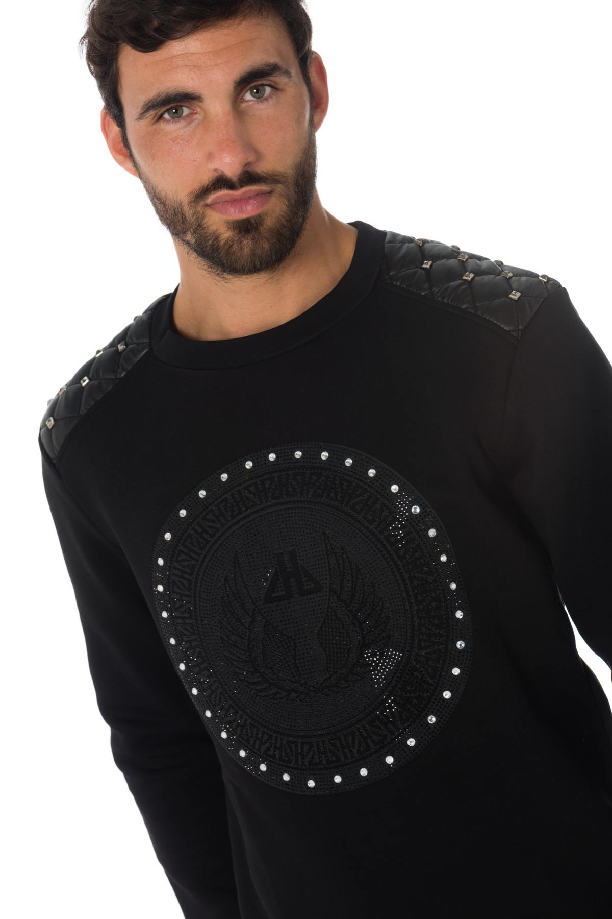 Horspist sweatshirt with quilting and studs on the shoulders - Image n°6