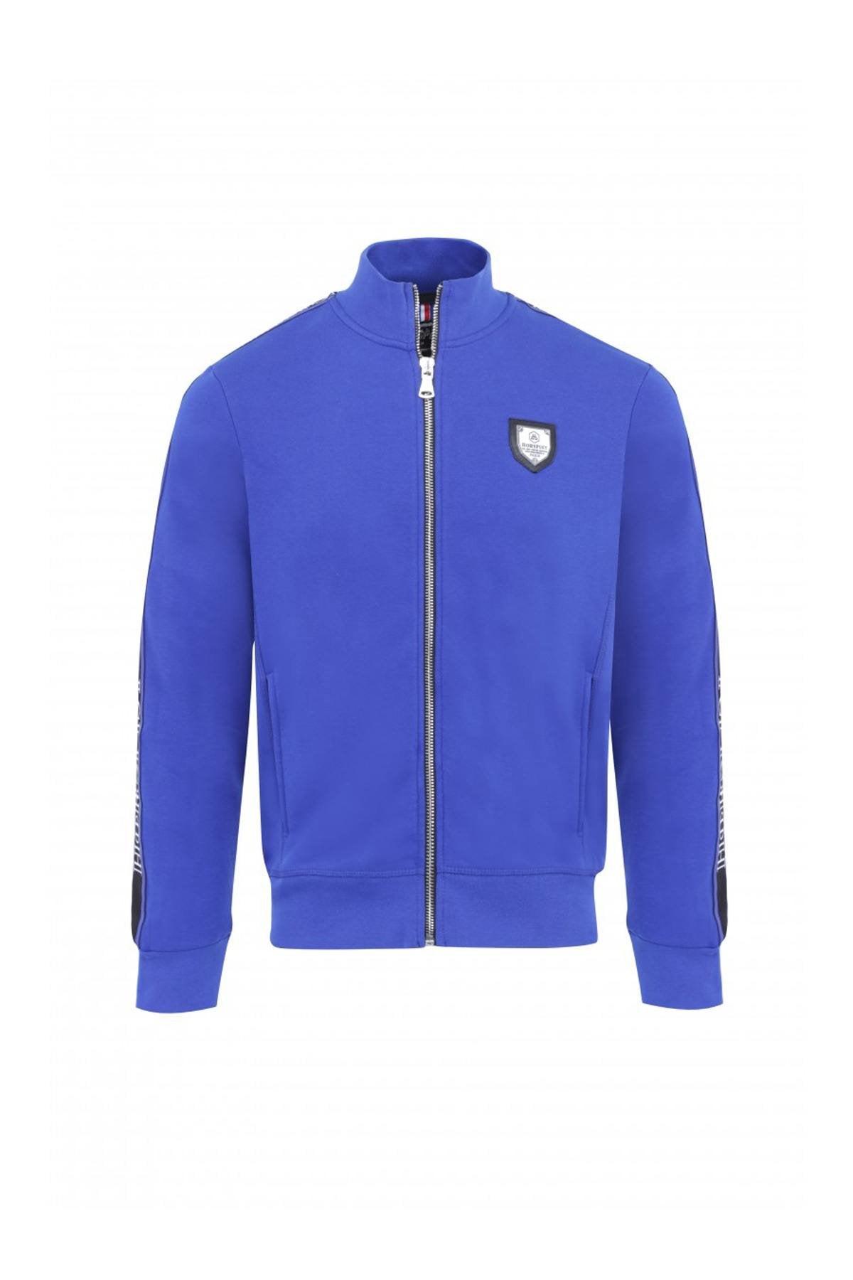  Royal blue Horspist zipped sweatshirt - Image n°3