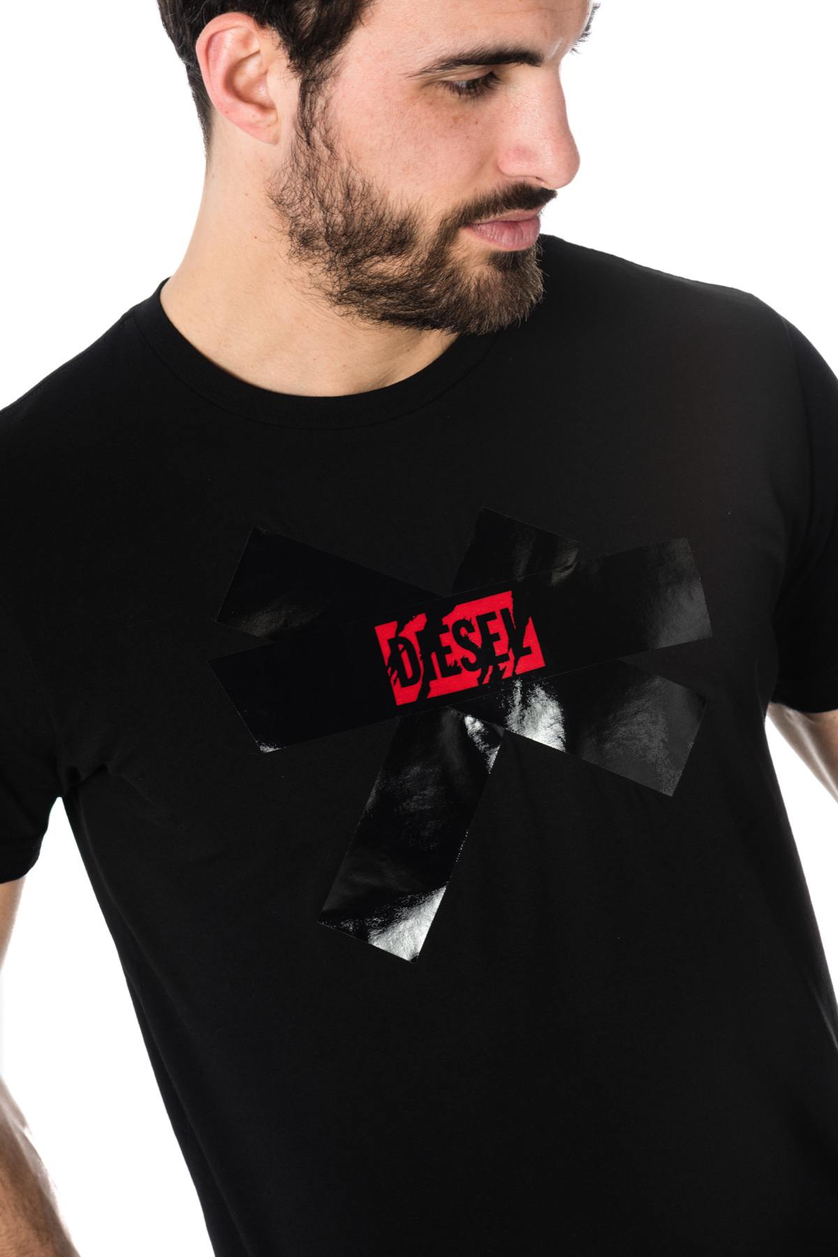 Diesel men's black t-shirt - Image n°4