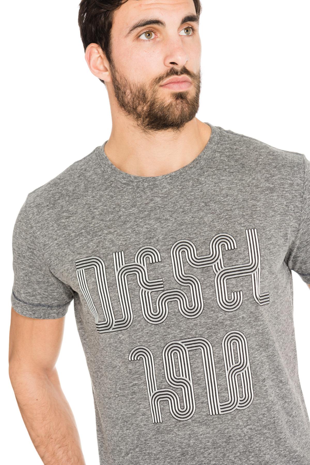 Diesel men's gray t-shirt - Image n°4