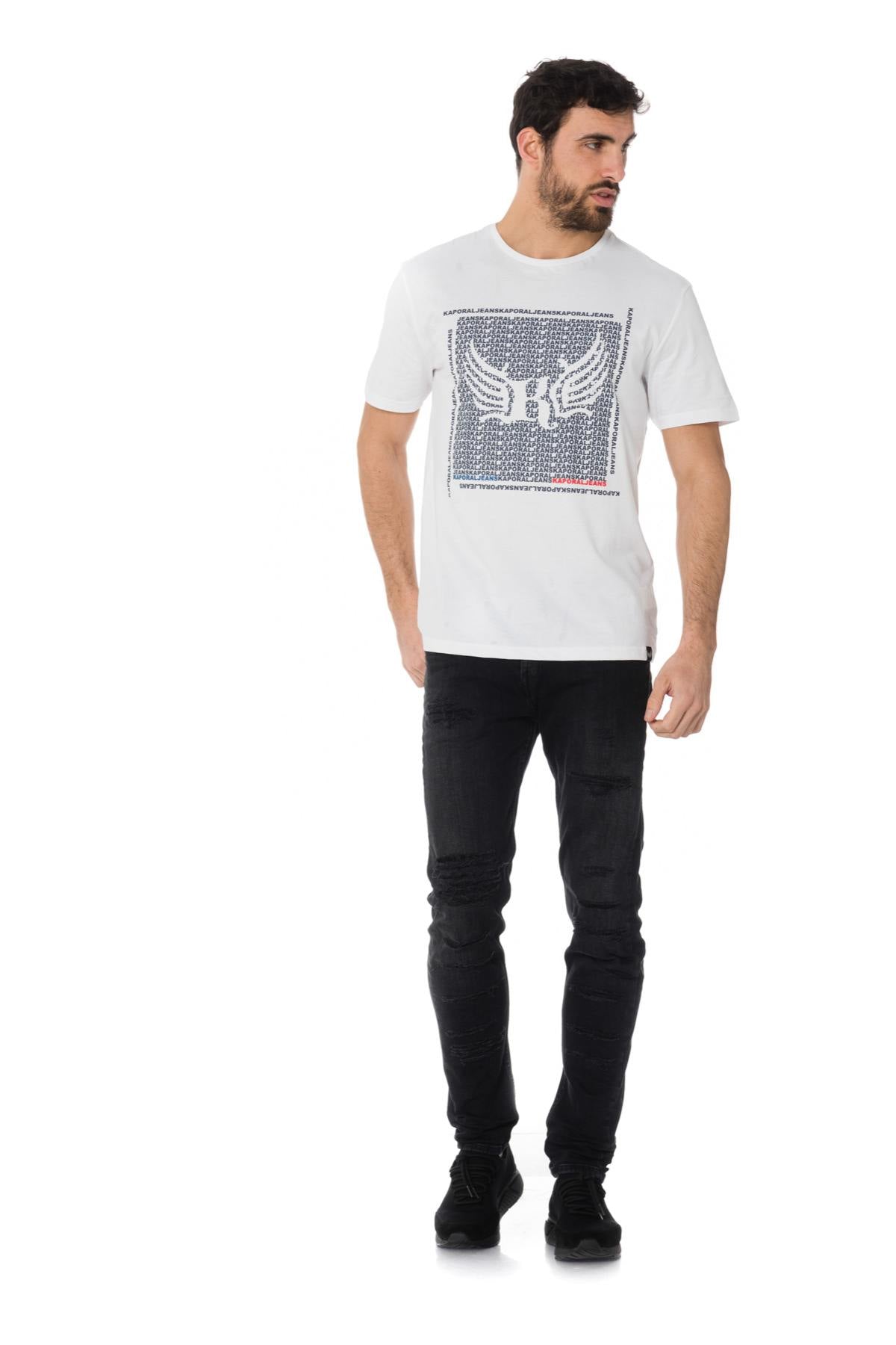 White t-shirt with logo - Image n°2