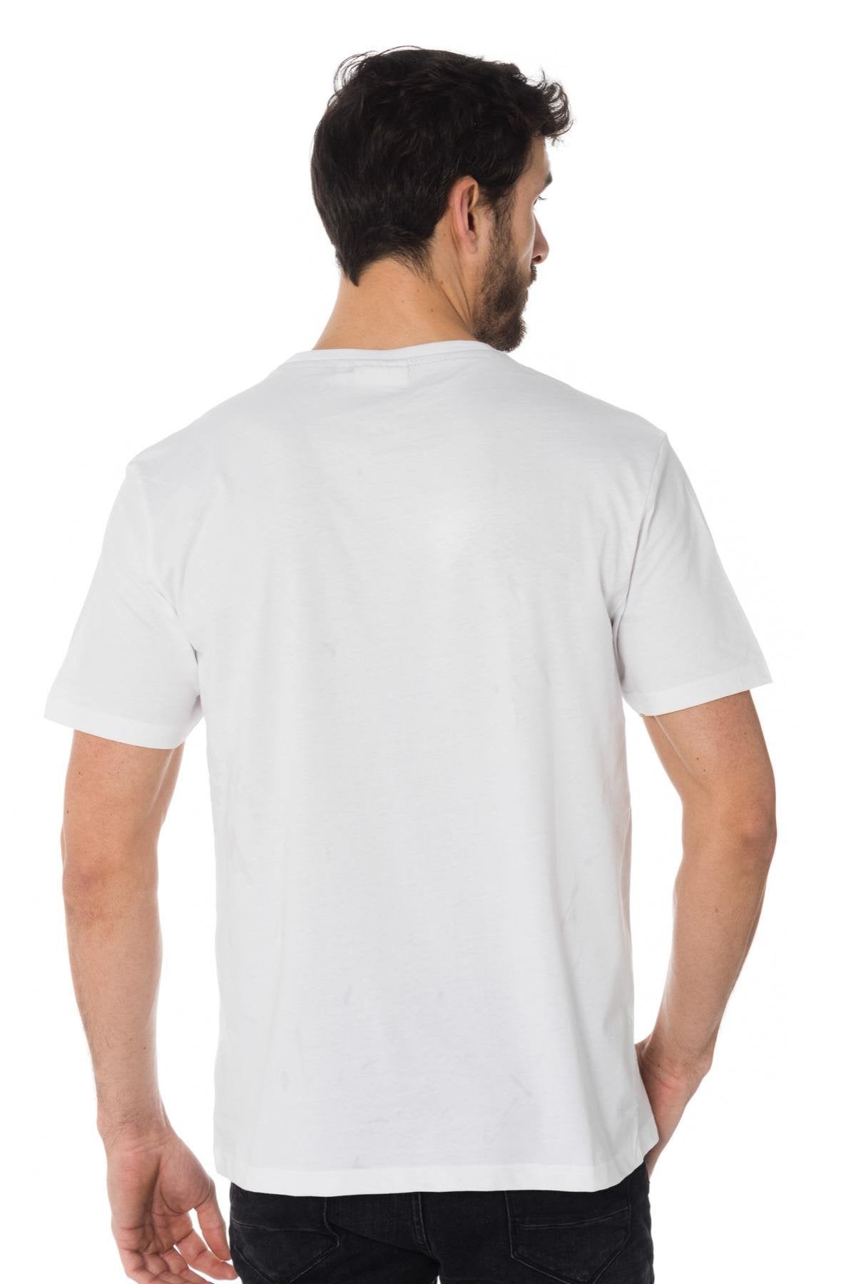 White t-shirt with logo - Image n°3