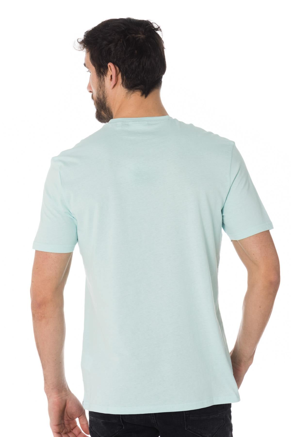 Pastel blue men's t-shirt - Image n°3