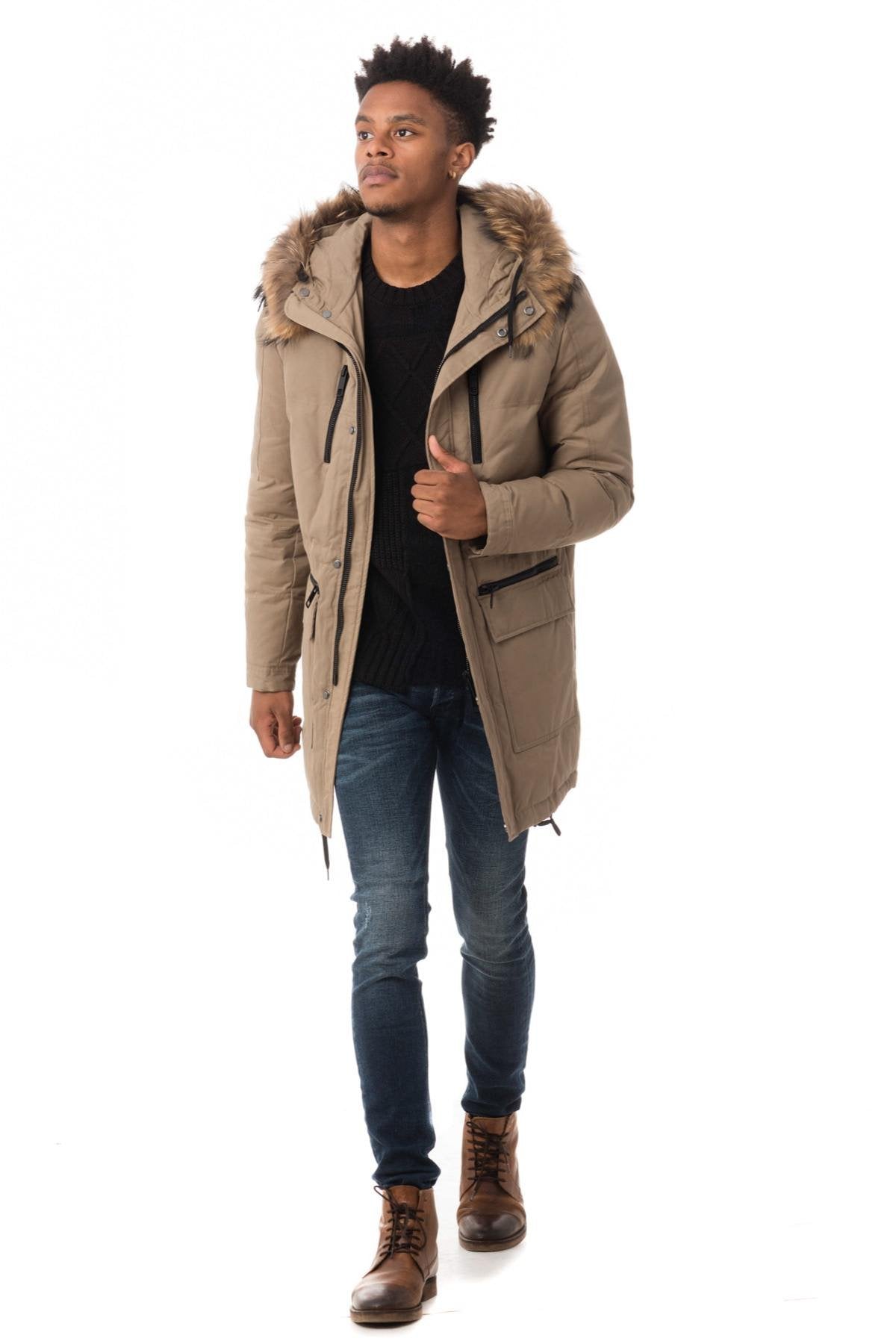 Antony Morato men's beige parka - Image n°2