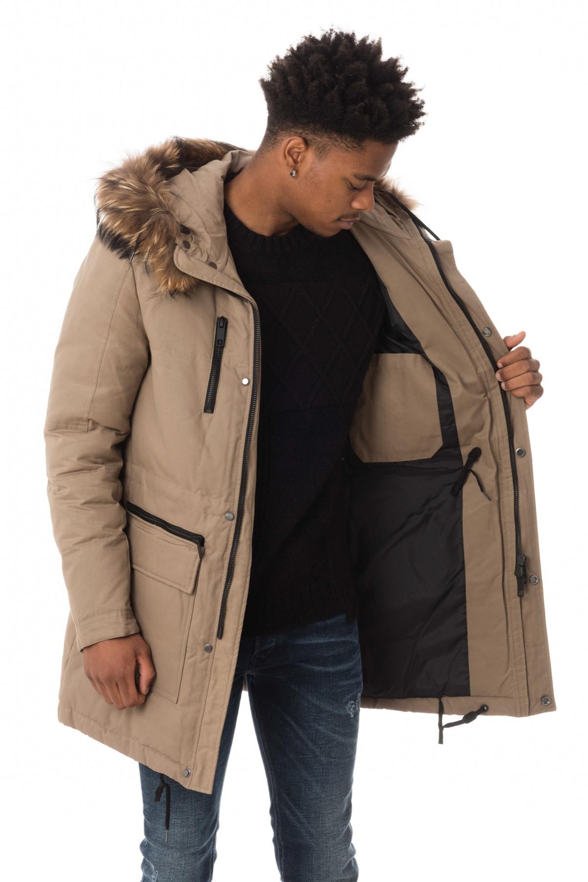 Antony Morato men's beige parka - Image n°4