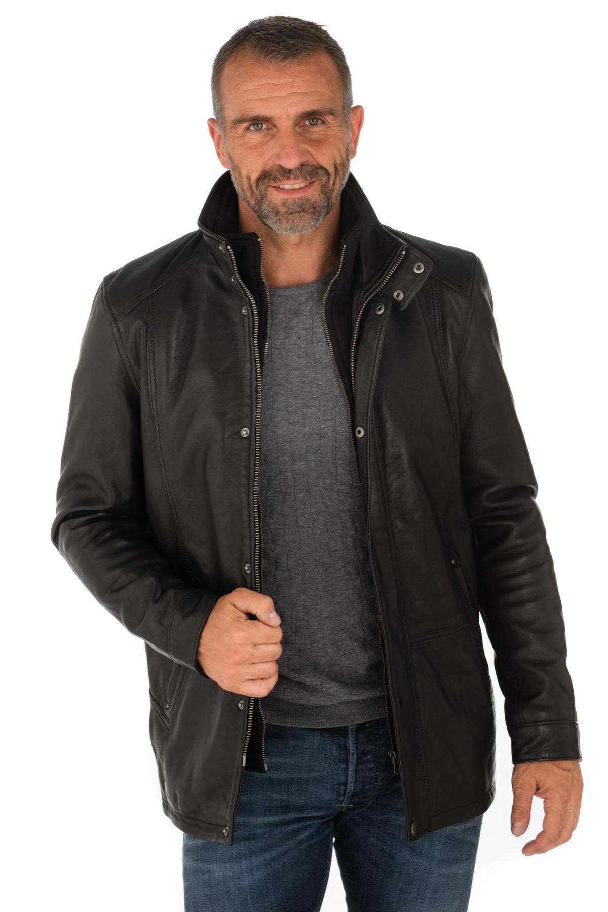 Daytona men's lambskin jacket - Image n°3