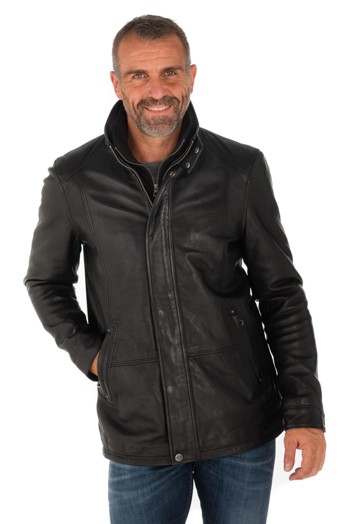 Daytona men's lambskin jacket - Image n°1