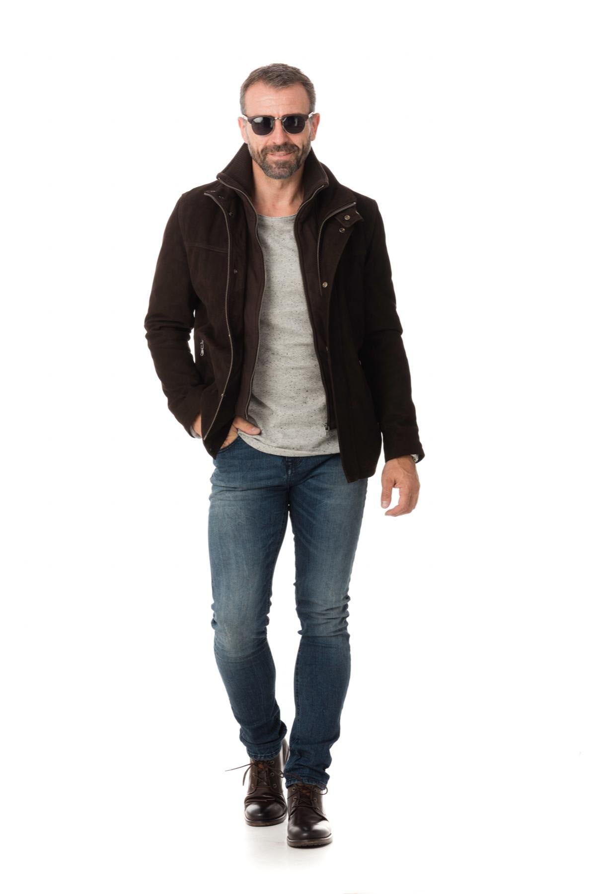 Cowhide leather jacket - Image n°2