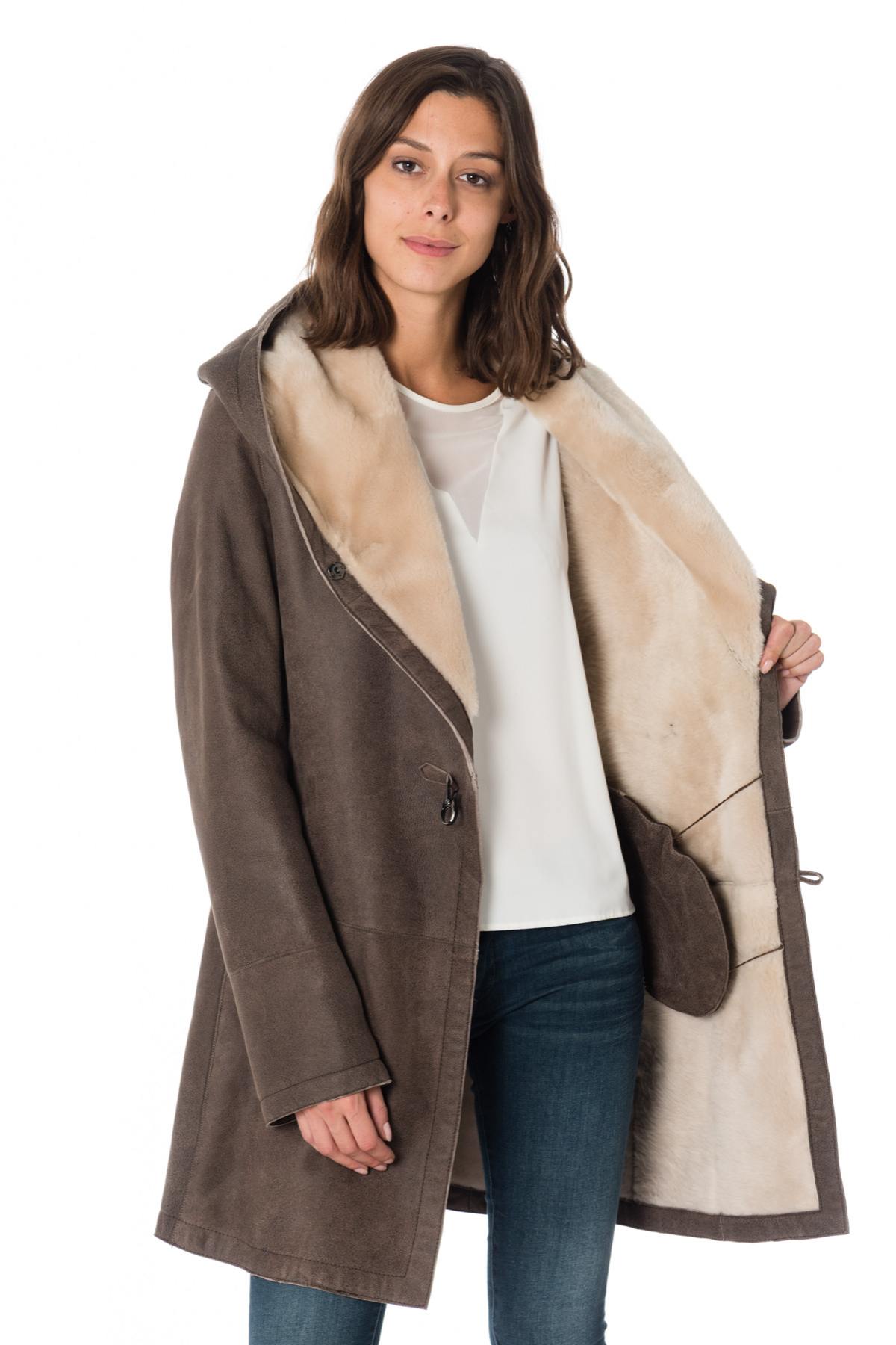 Levinsky women's shearling lamb coat - Image n°6