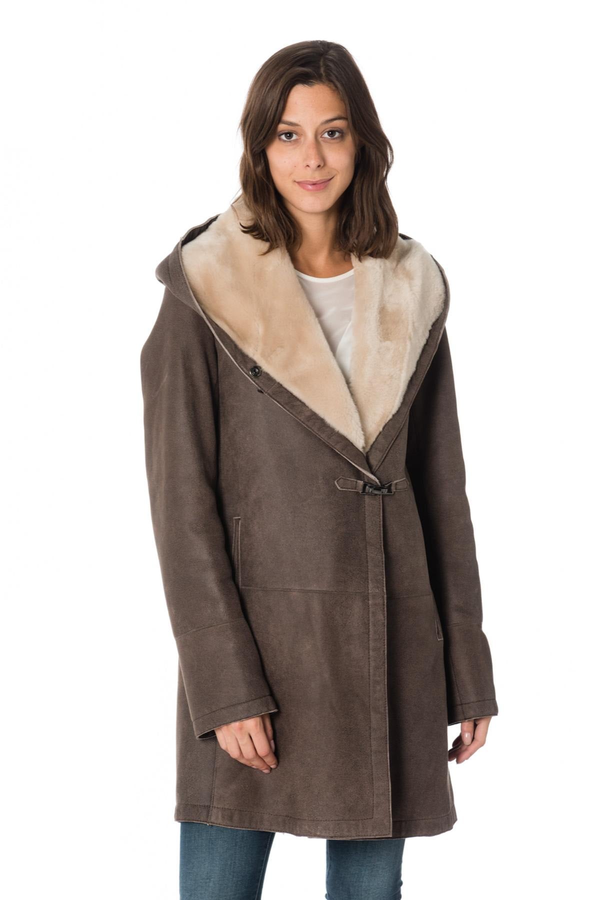 Levinsky women's shearling lamb coat - Image n°1