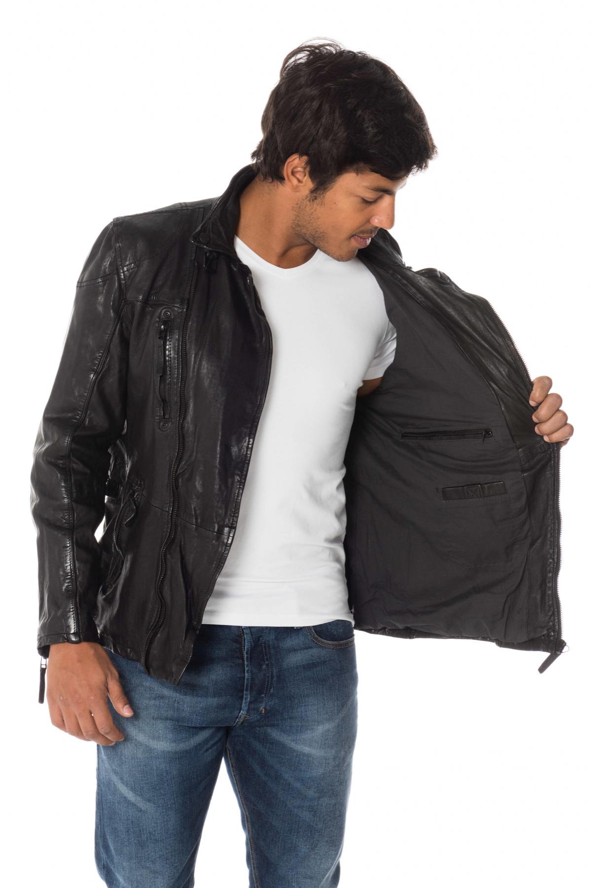 Gipsy men's lambskin jacket - Image n°4