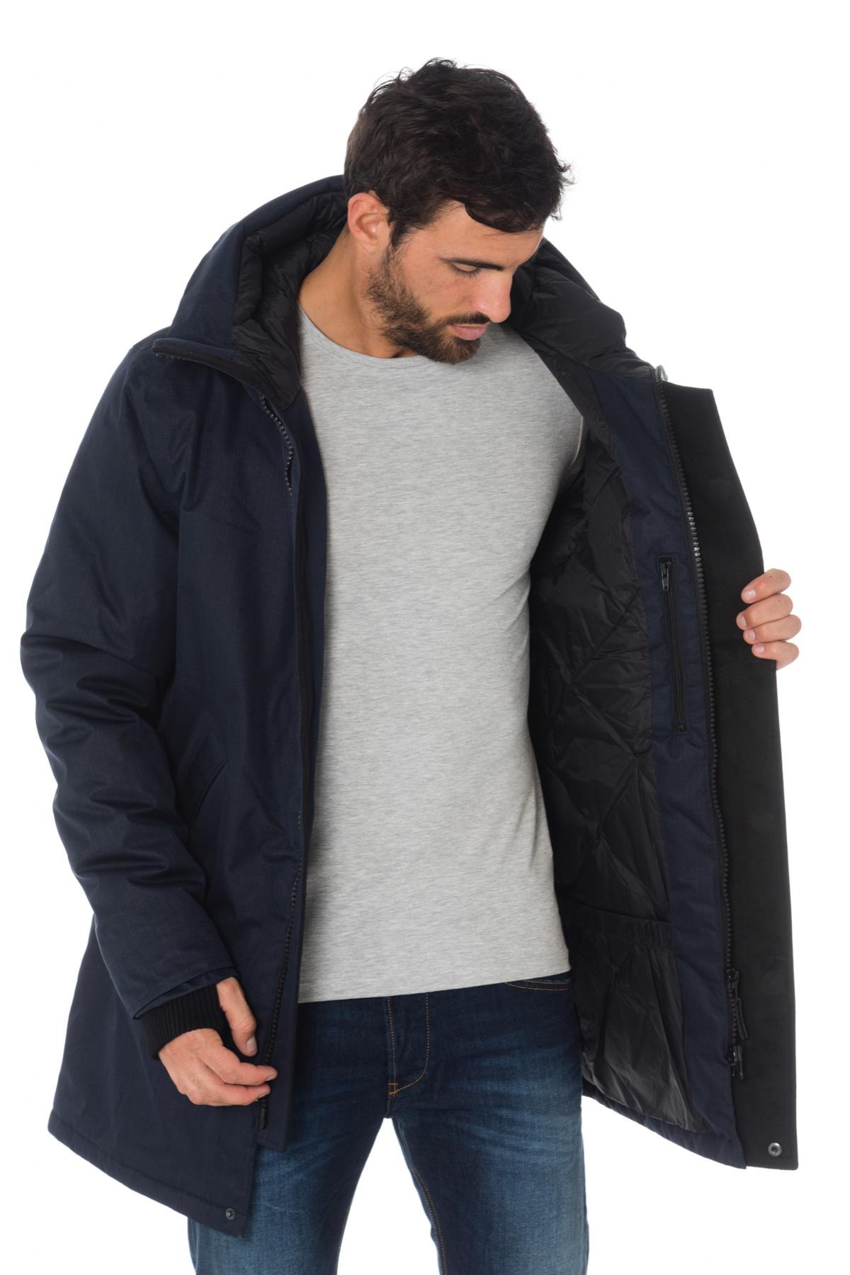 Nobis men's navy blue parka - Image n°7