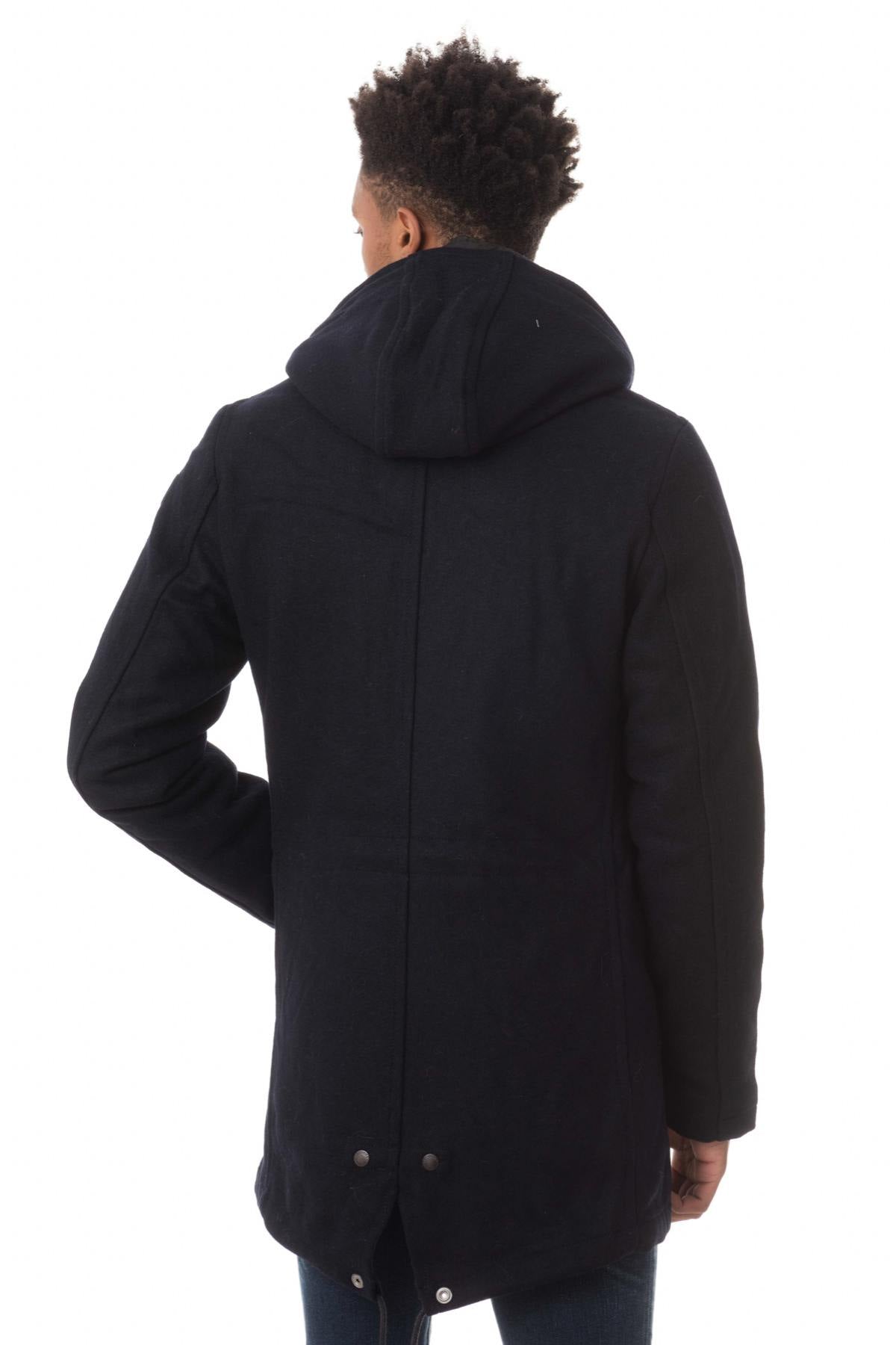 Navy wool parka - Image n°5