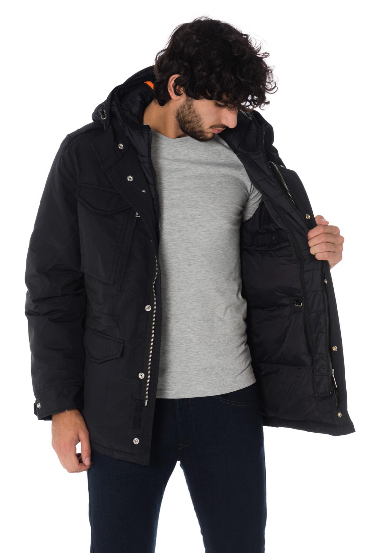 Schott men's black parka - Image n°6