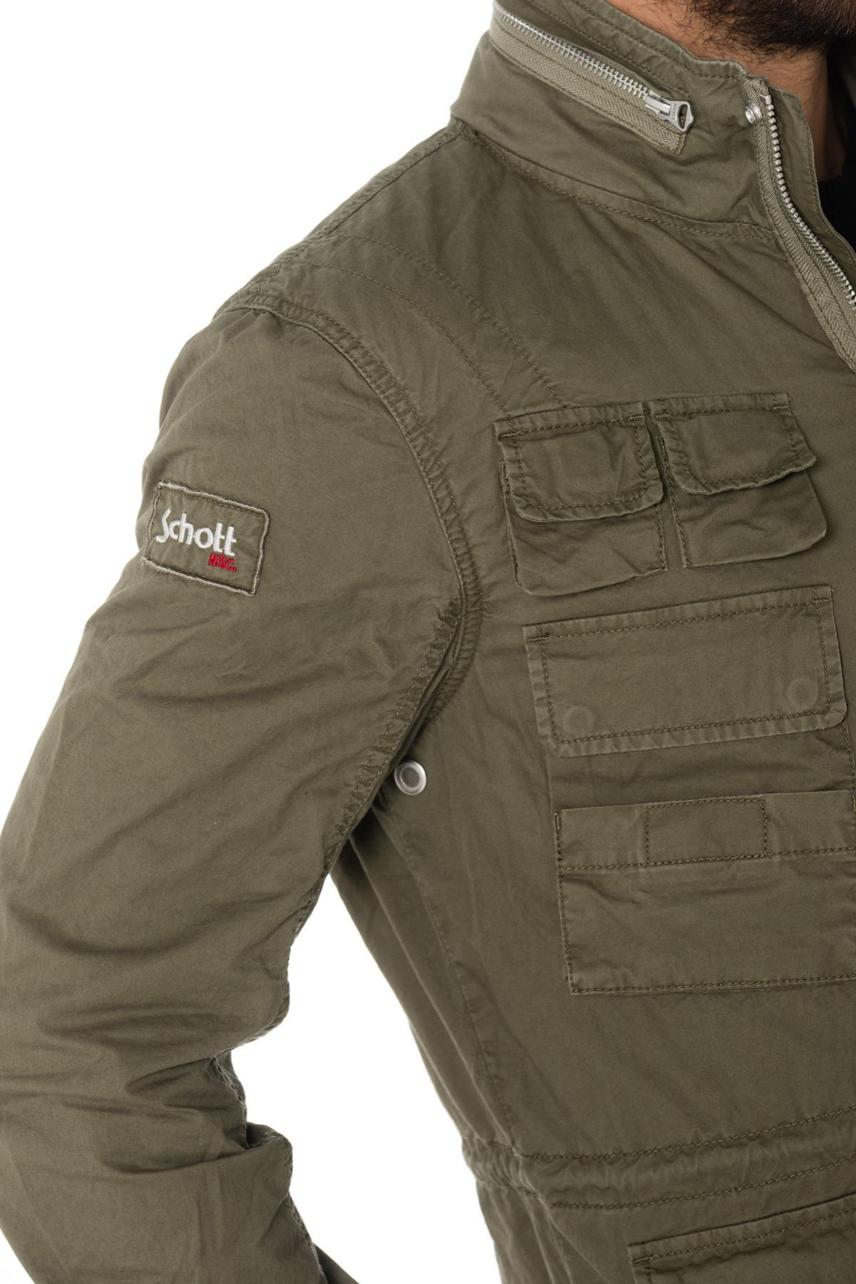 Men's khaki military jacket - Image n°10