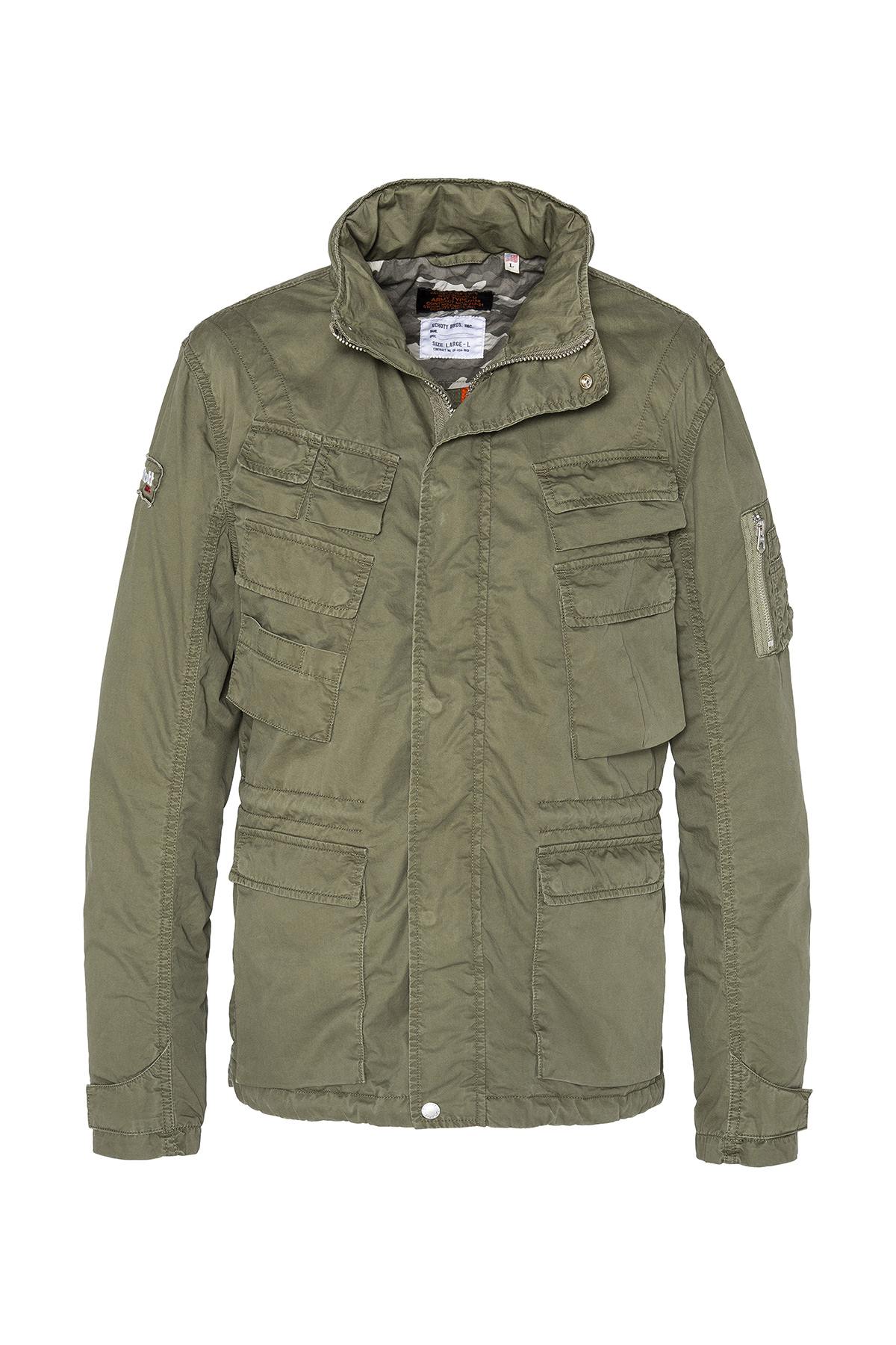 Men's khaki military jacket - Image n°4