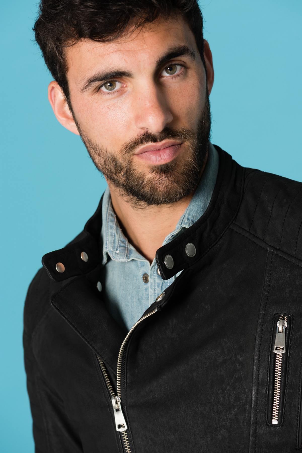 Cityzen men's suede look biker jacket - Image n°8