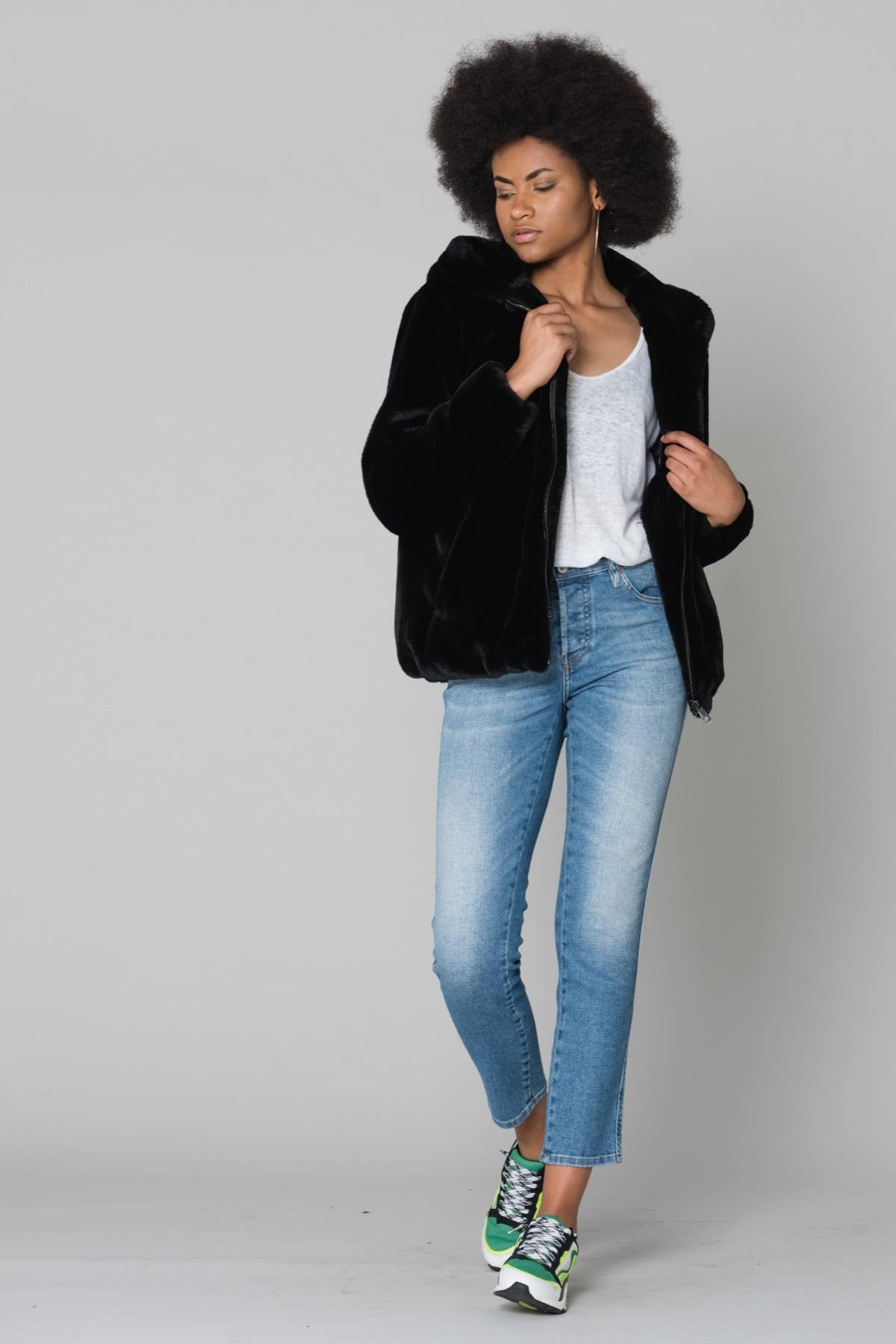 Oakwood women's faux fur coat - Image n°2