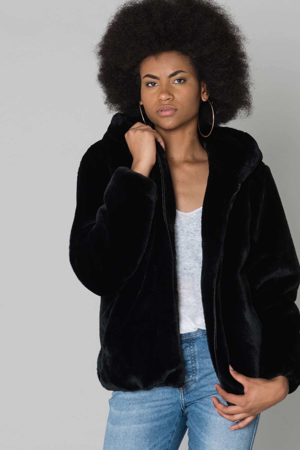 Oakwood women's faux fur coat - Image n°3