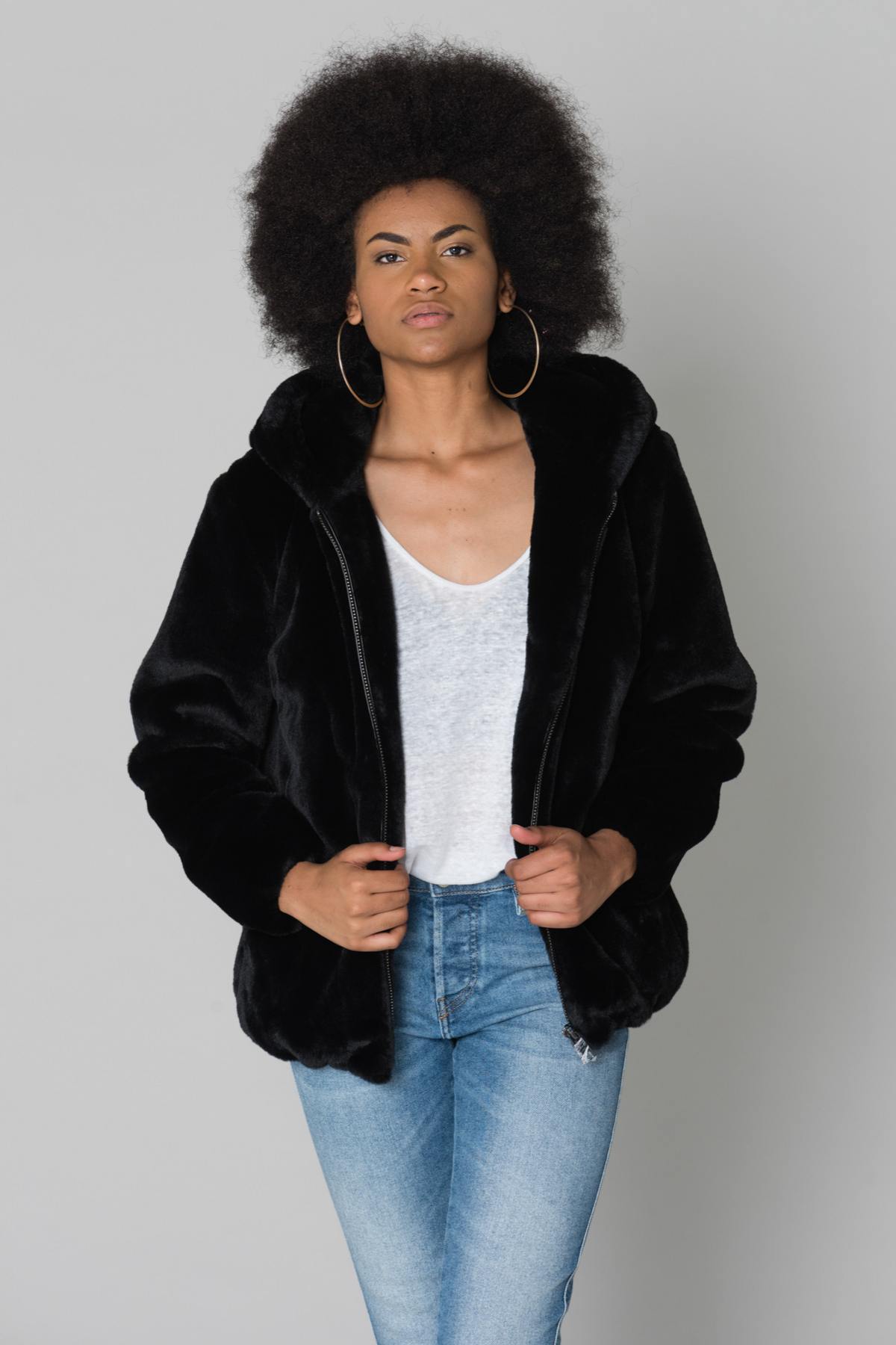 Oakwood women's faux fur coat - Image n°7