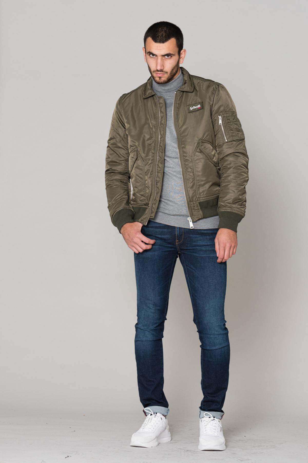  Men's khaki bombers - Image n°2