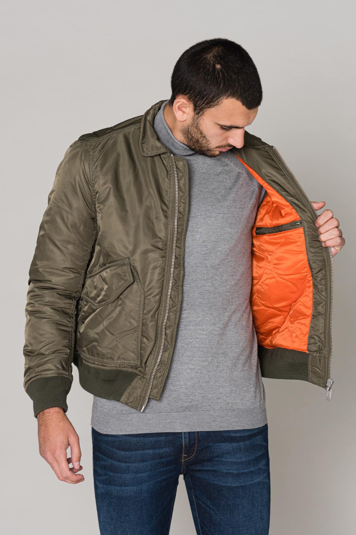  Men's khaki bombers - Image n°4