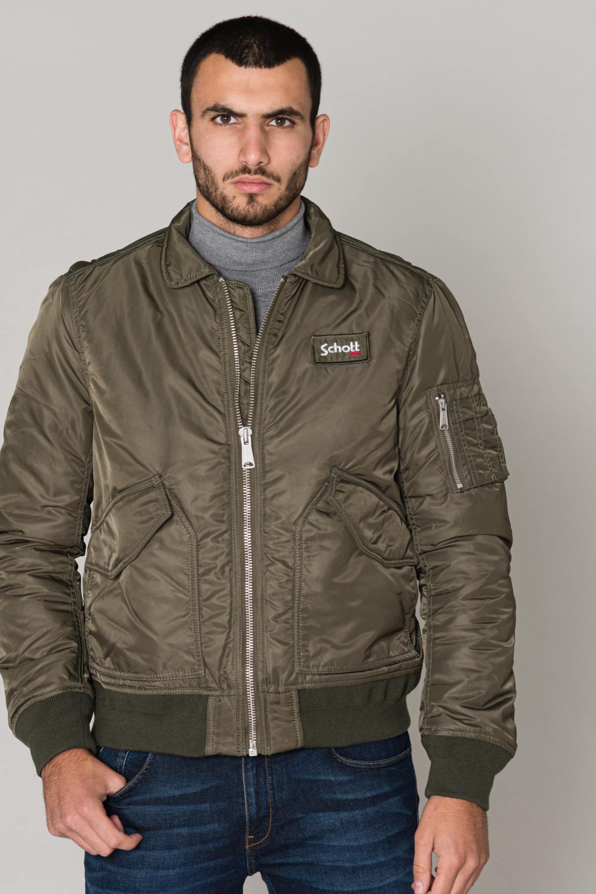  Men's khaki bombers - Image n°3