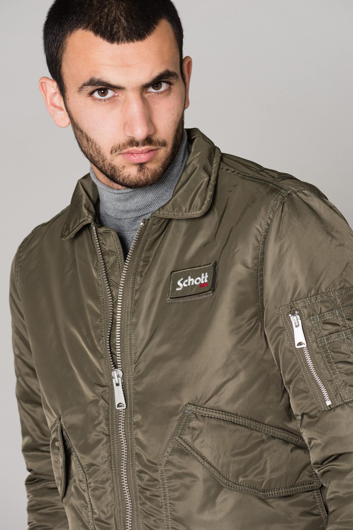  Men's khaki bombers - Image n°6