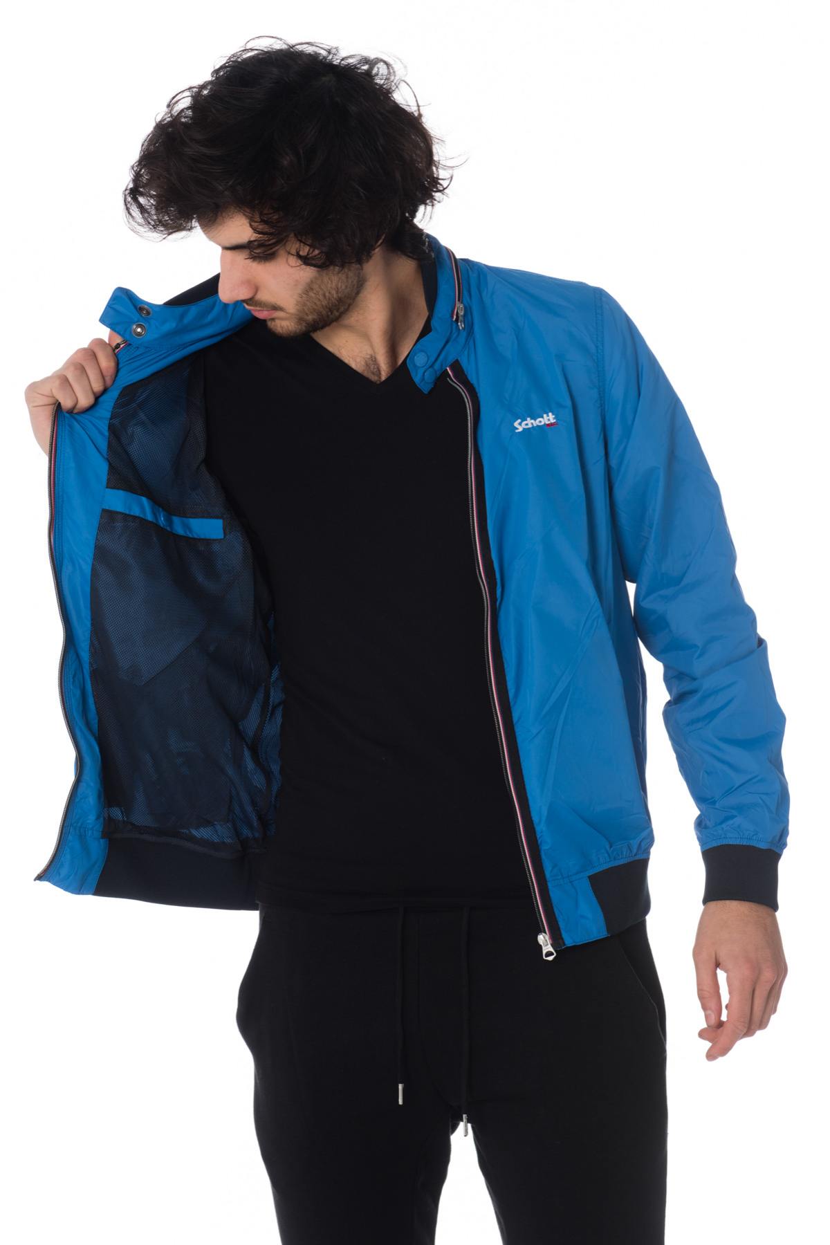 Men's mid-season light blue jacket - Image n°4