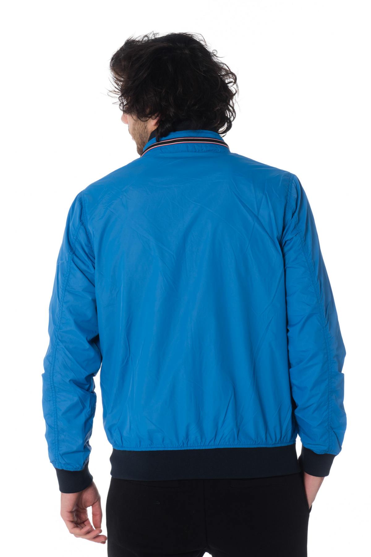 Men's mid-season light blue jacket - Image n°5