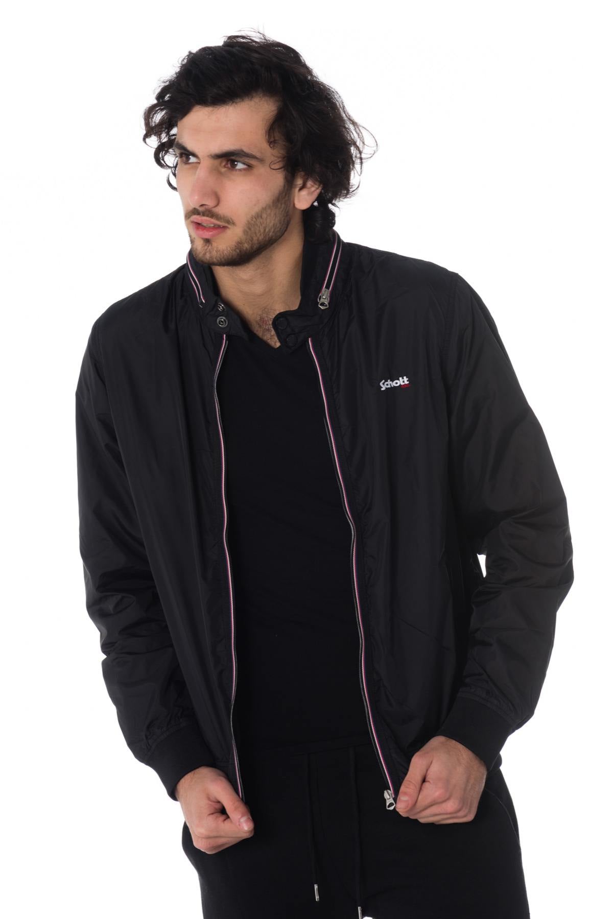 Men's black windbreaker jacket - Image n°3