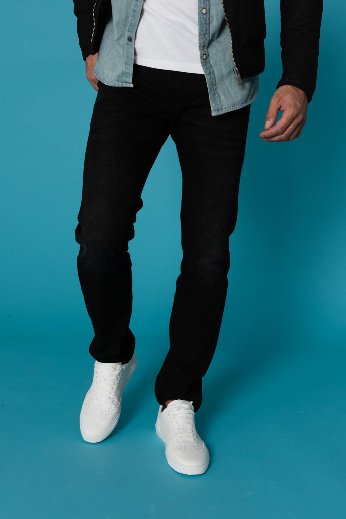 Diesel men's washed black jeans - Image n°7