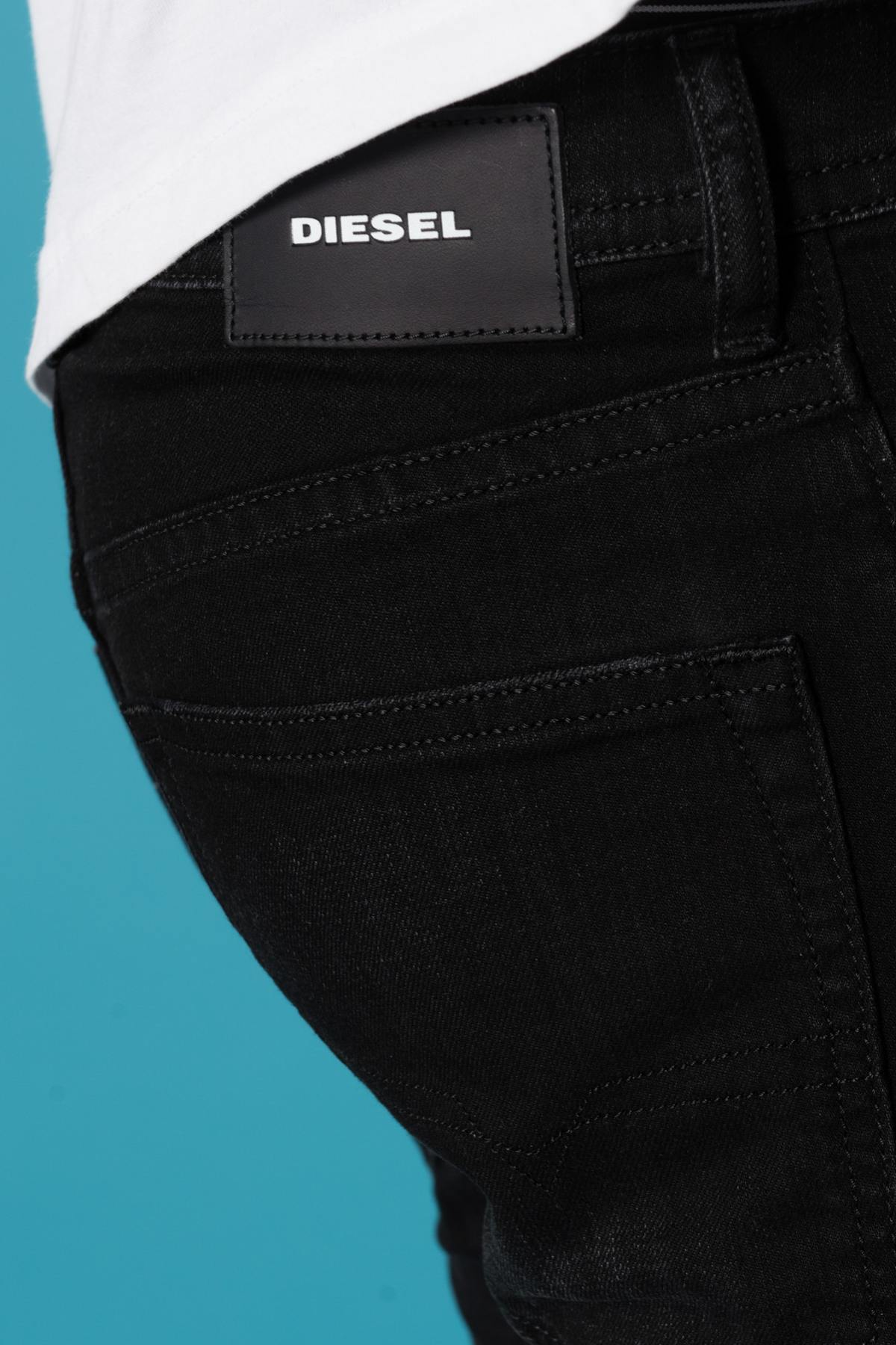 Diesel men's washed black jeans - Image n°2