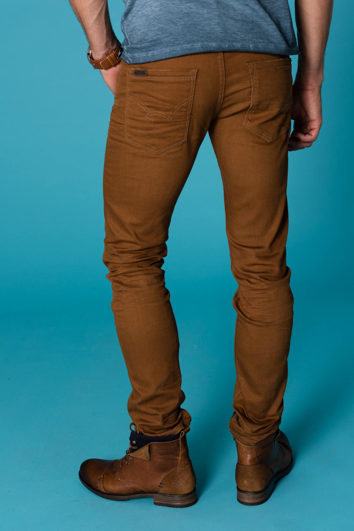 Kaporal men's ocher jeans - Image n°2