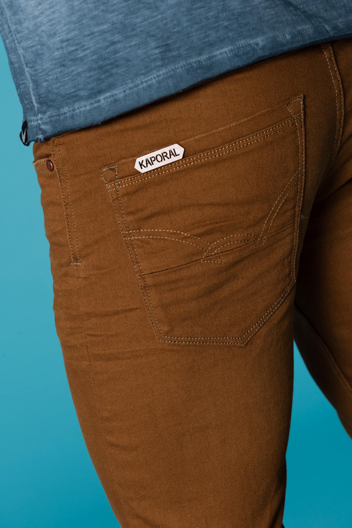 Kaporal men's ocher jeans - Image n°5