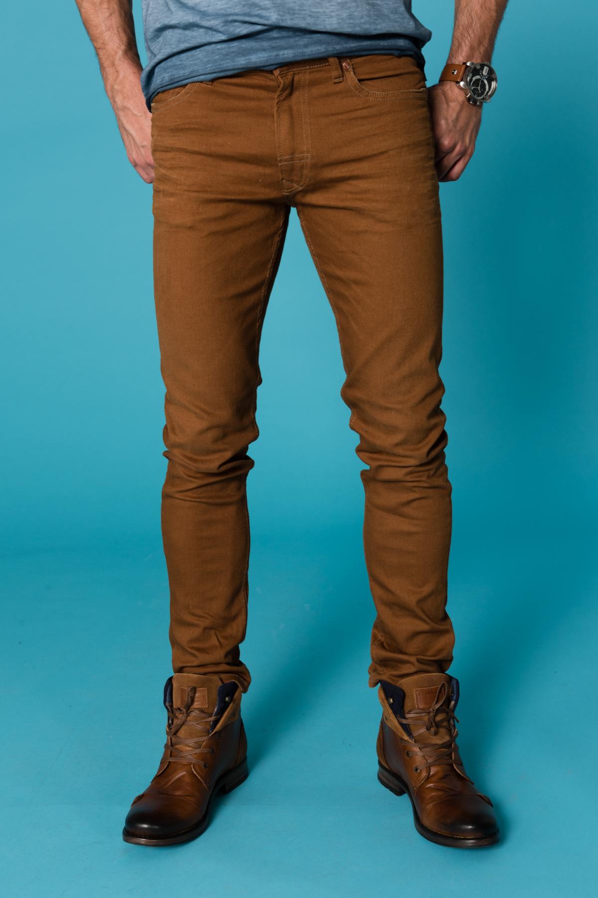 Kaporal men's ocher jeans - Image n°4