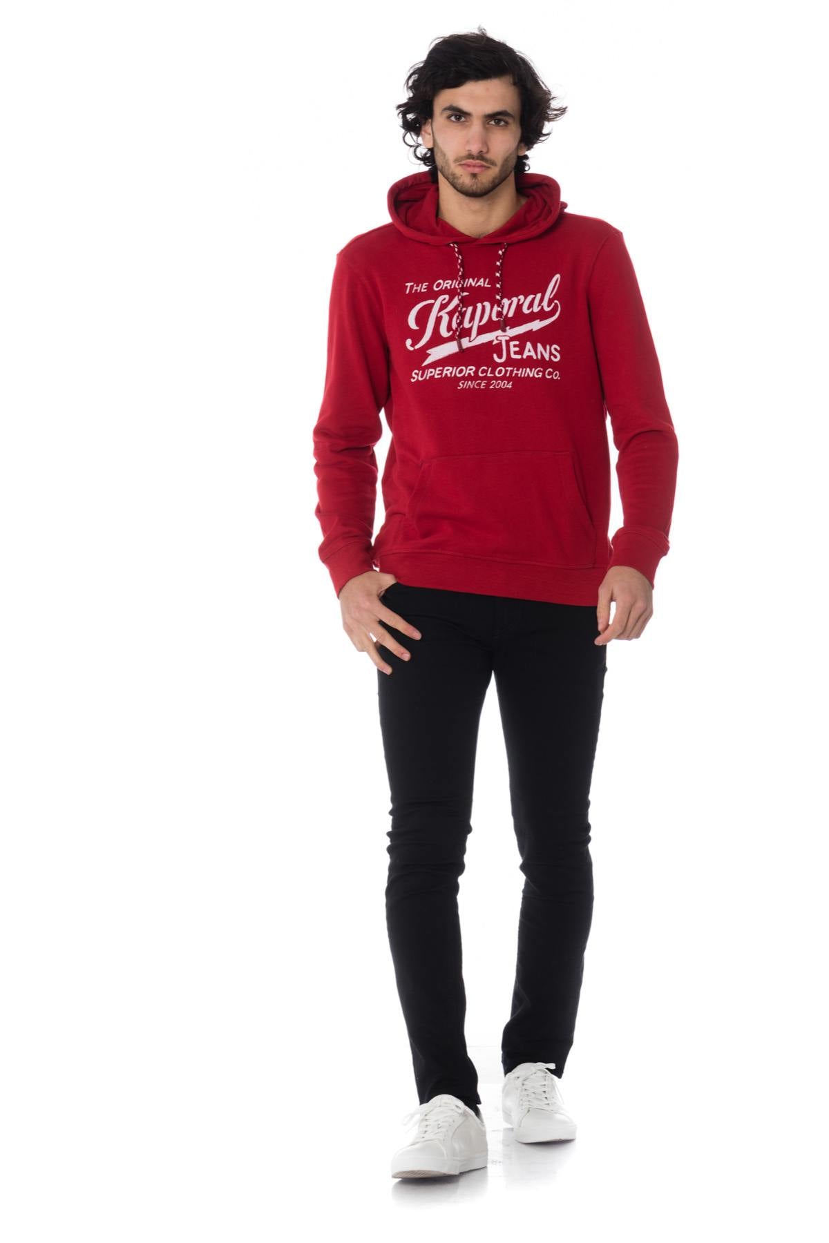 Men's red hoodie - Image n°2