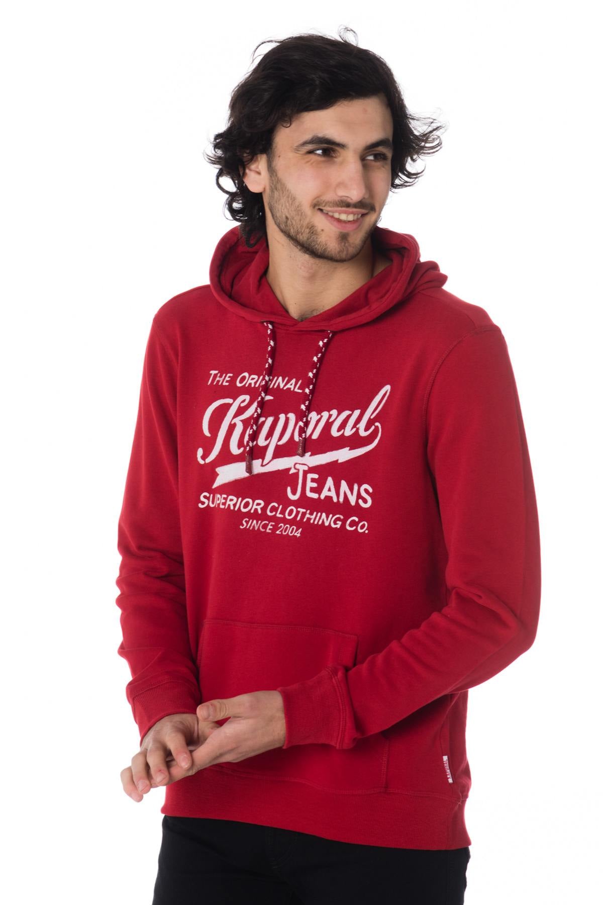 Men's red hoodie - Image n°1