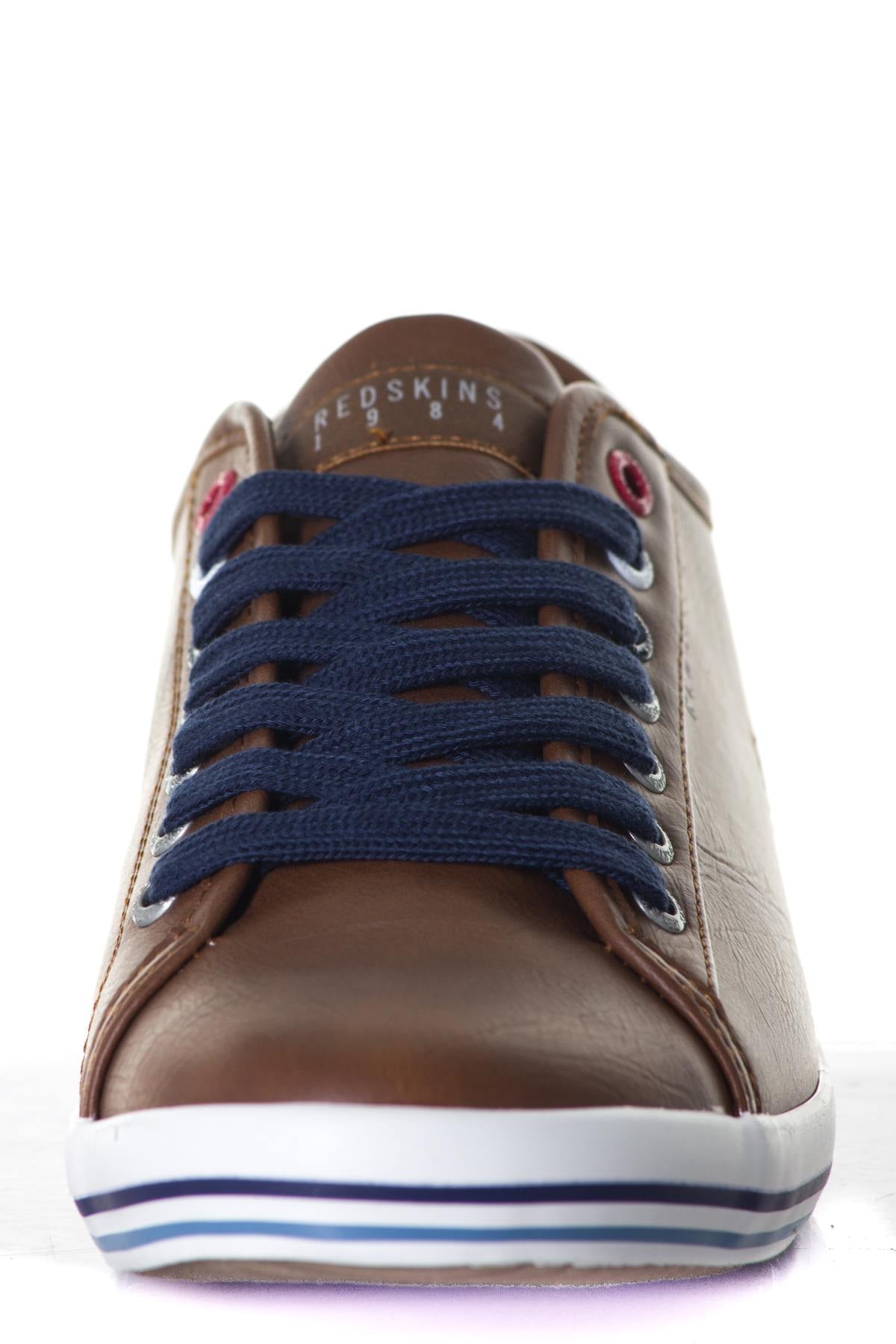 Men's cognac sneakers - Image n°5